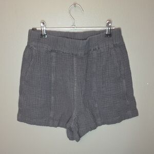 Madewell High Waist Charcoal Shorts
